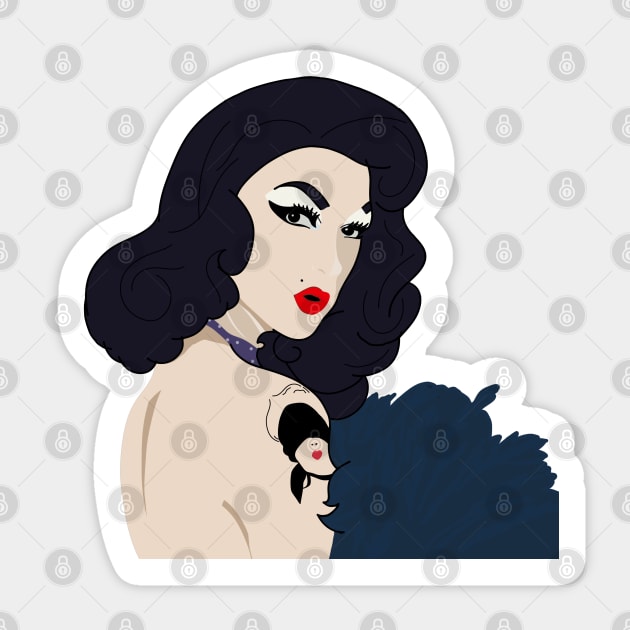 violet ChachKi Sticker by KaiVerroDesigns